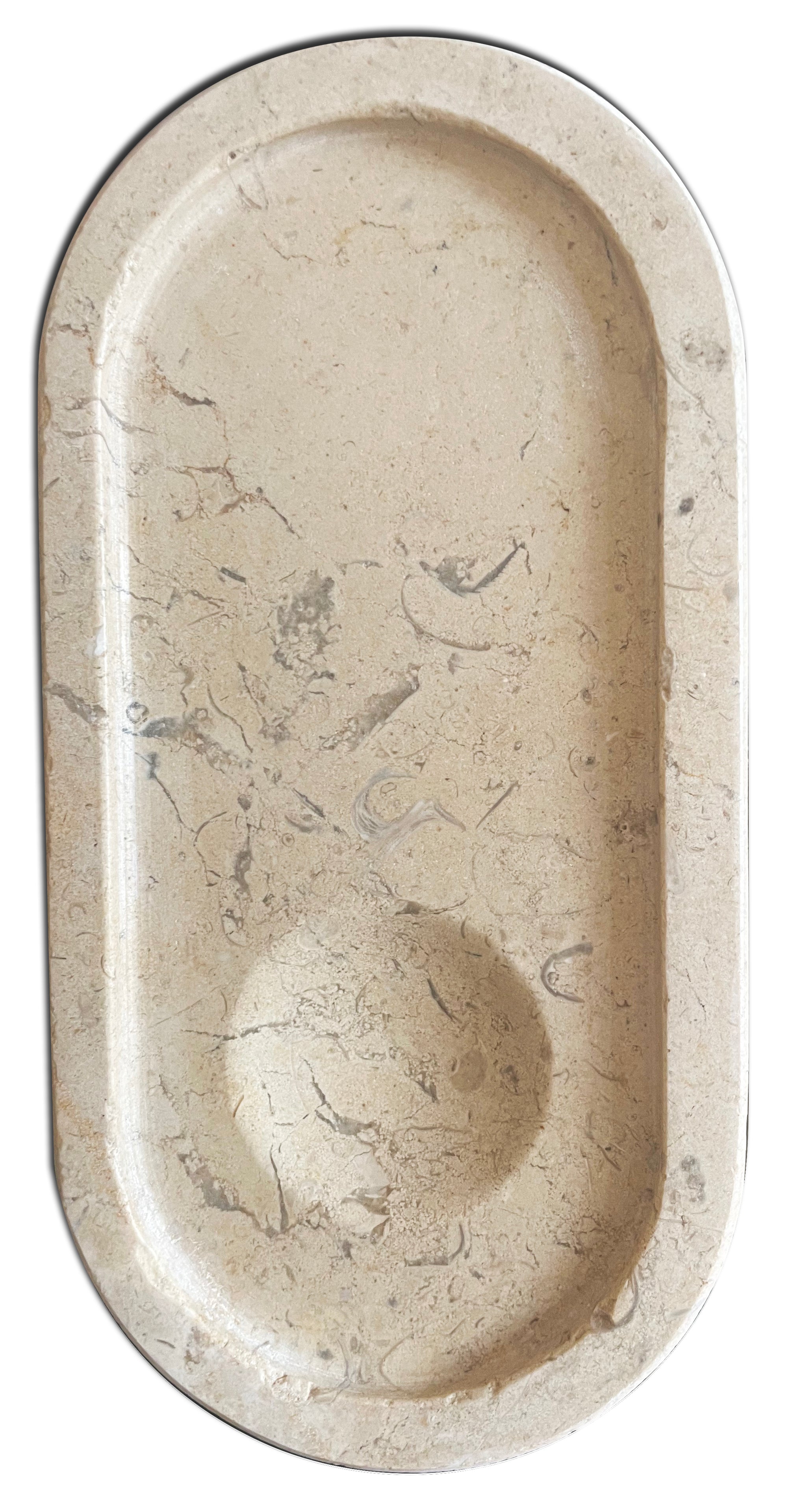Coupelle en pierre beige