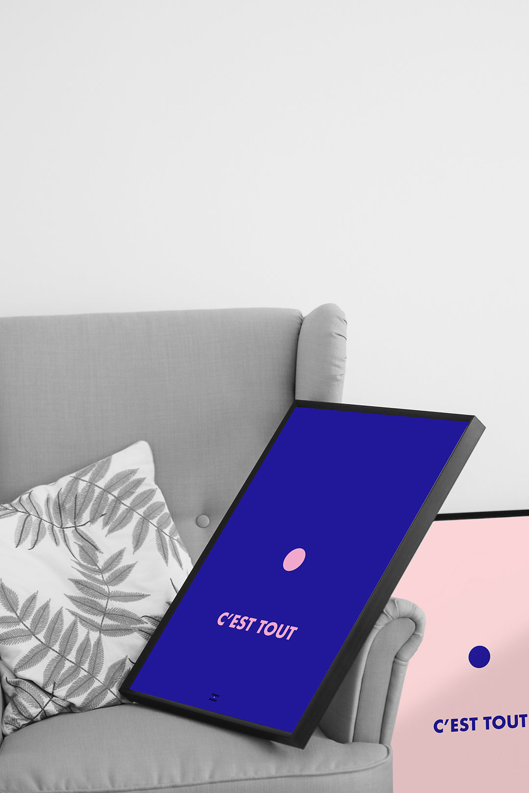 Affiche • c'est tout Pantone© Bleu