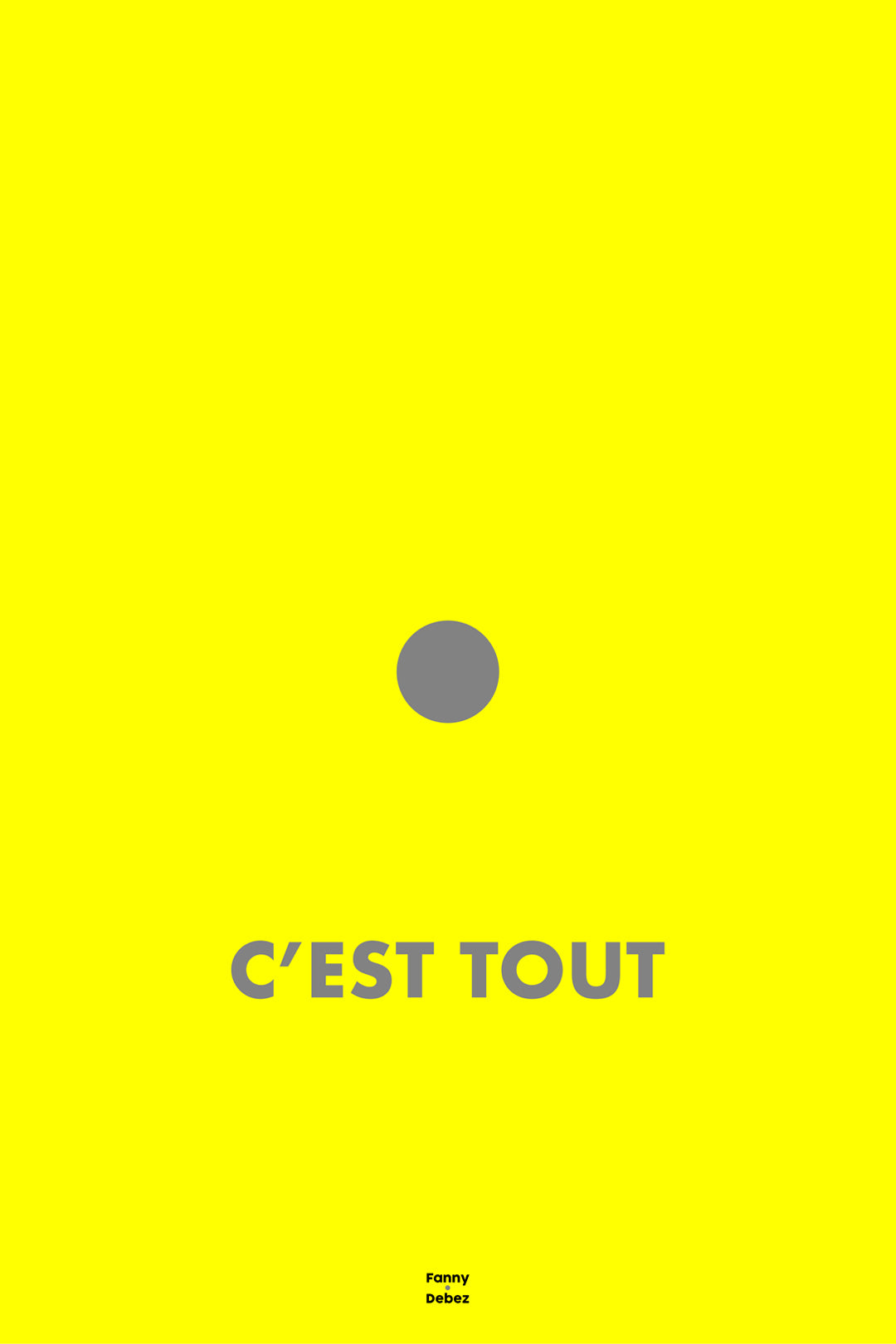 Affiche • c'est tout Pantone© Jaune