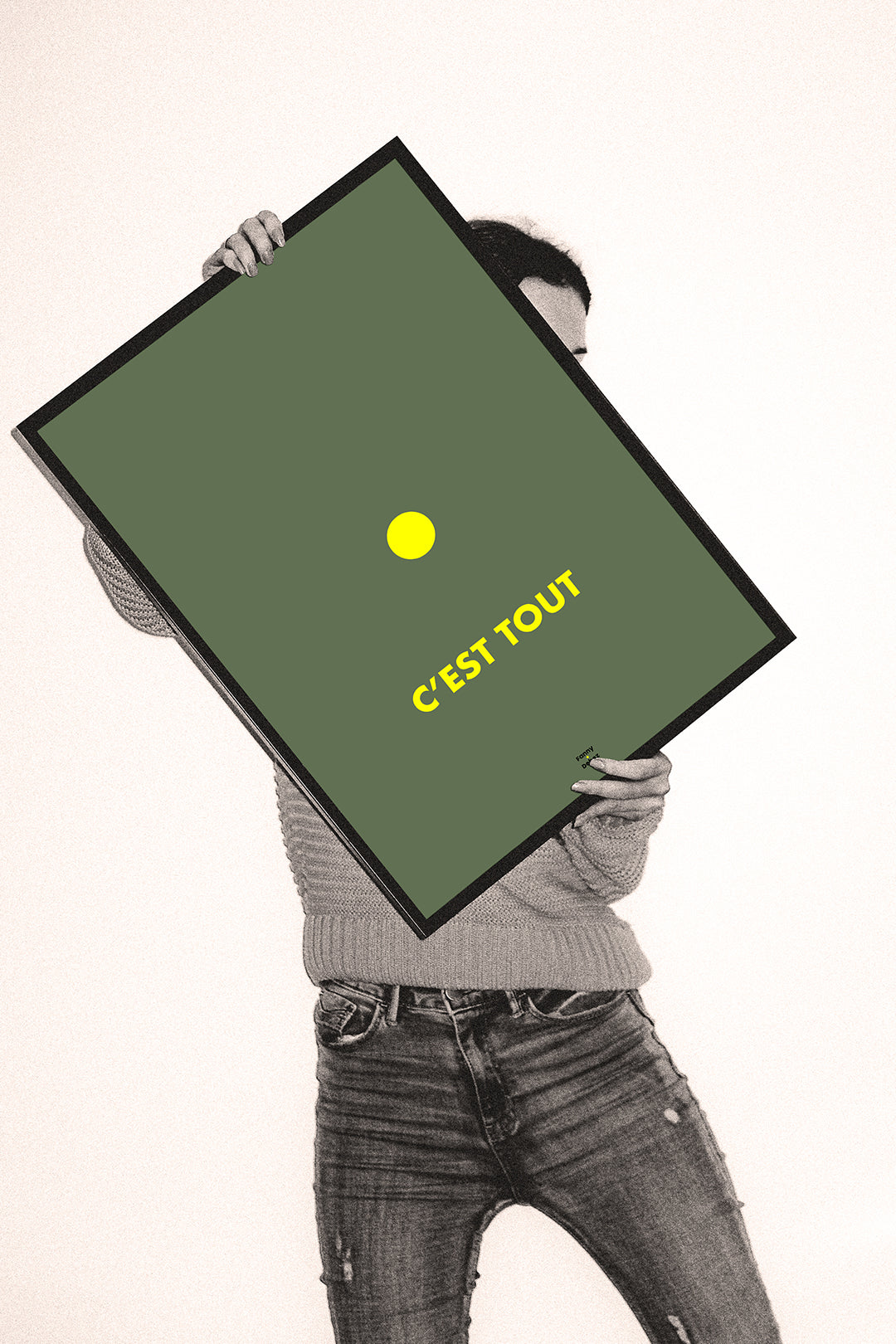 Affiche • c'est tout Pantone© Kaki