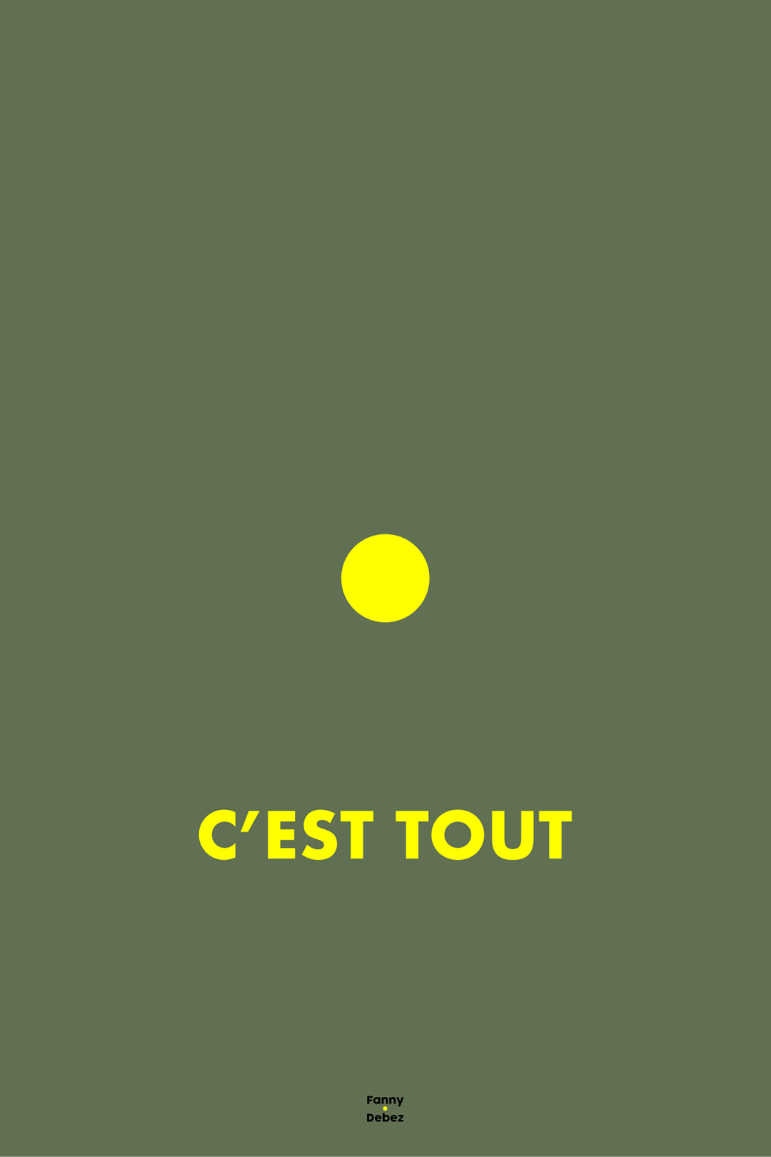 Affiche • c'est tout Pantone© Kaki